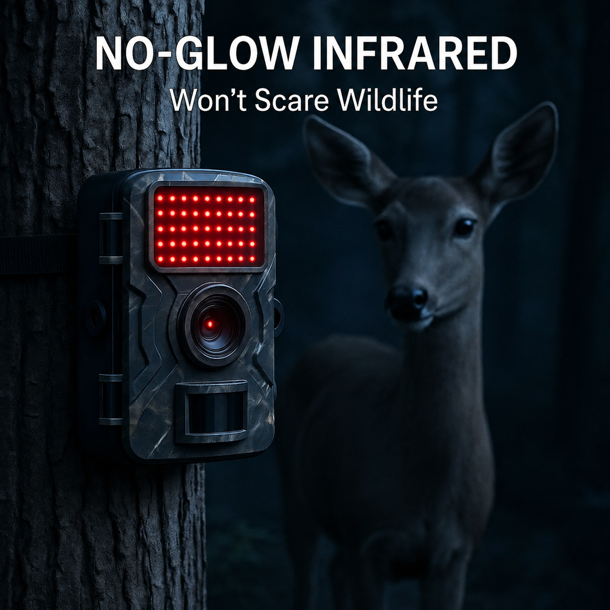 Cell Trail Camera with Night Vision Waterproof Camouflage Housing and Fast Trigger Speed - Image 6