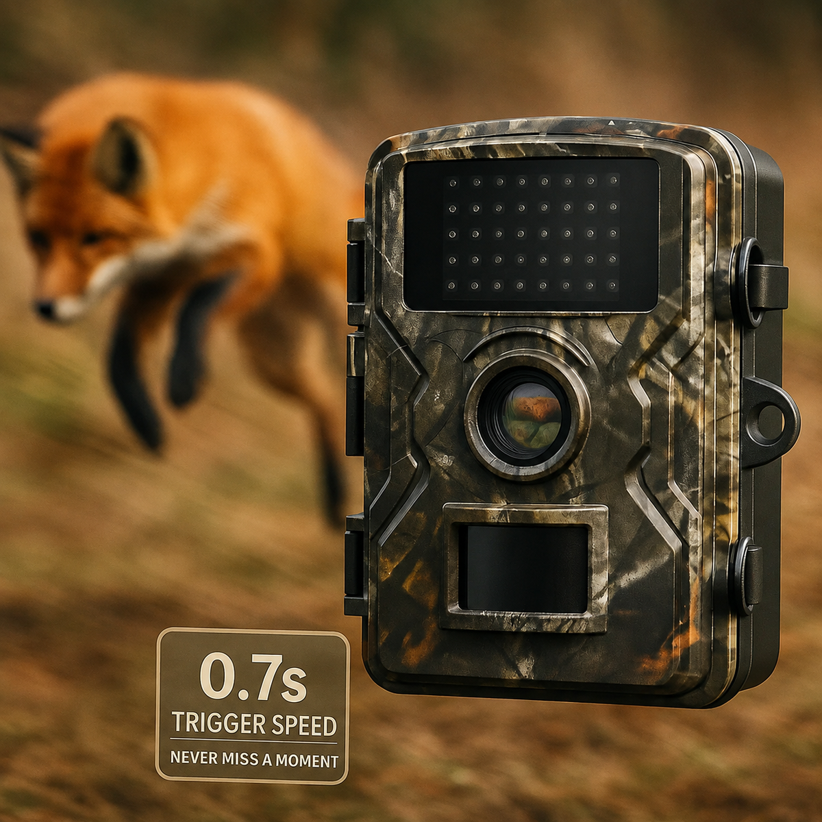 Cell Trail Camera with Night Vision Waterproof Camouflage Housing and Fast Trigger Speed - Image 8