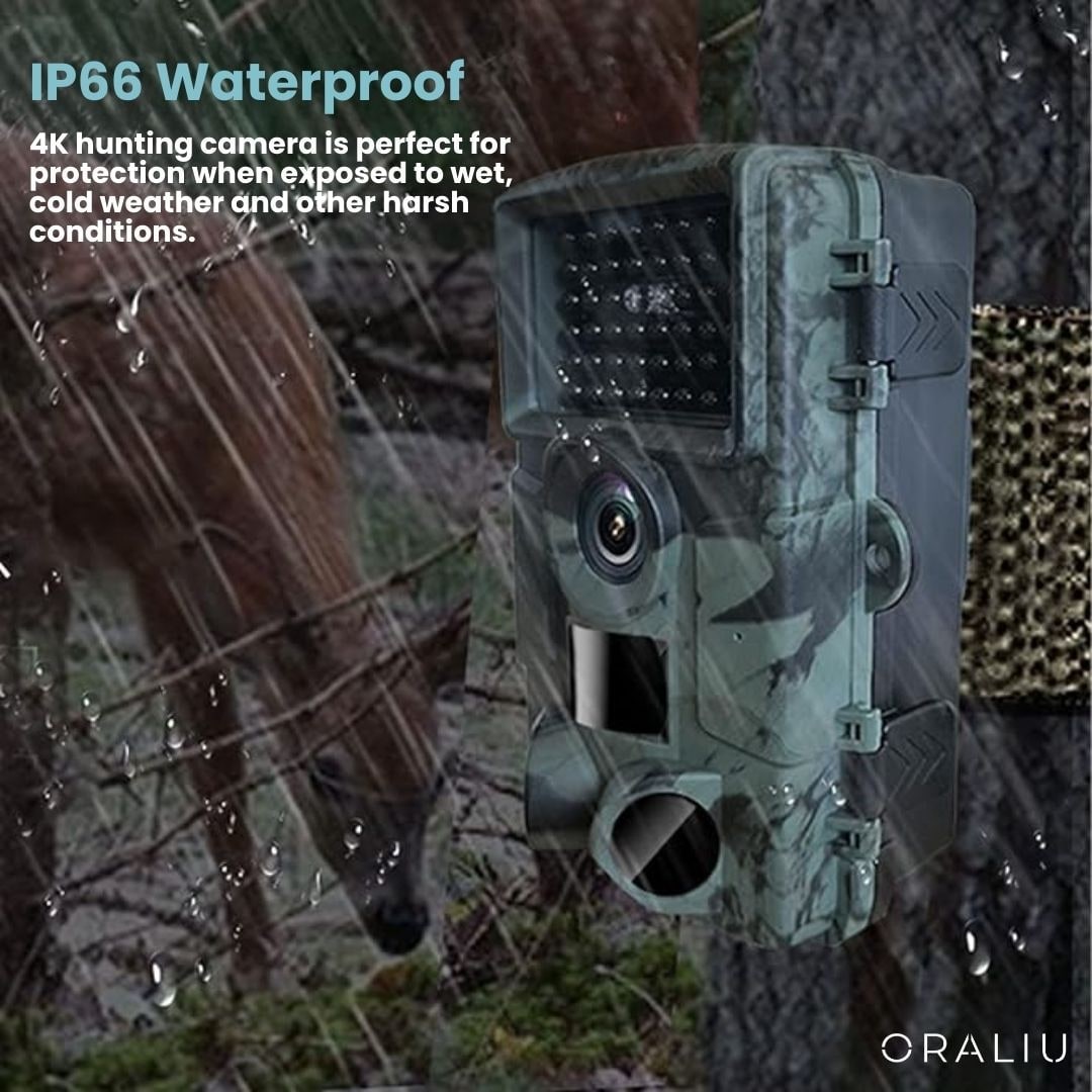 Cellular Trail Camera with Night Vision and Infrared LED for Wildlife Monitoring - Image 4