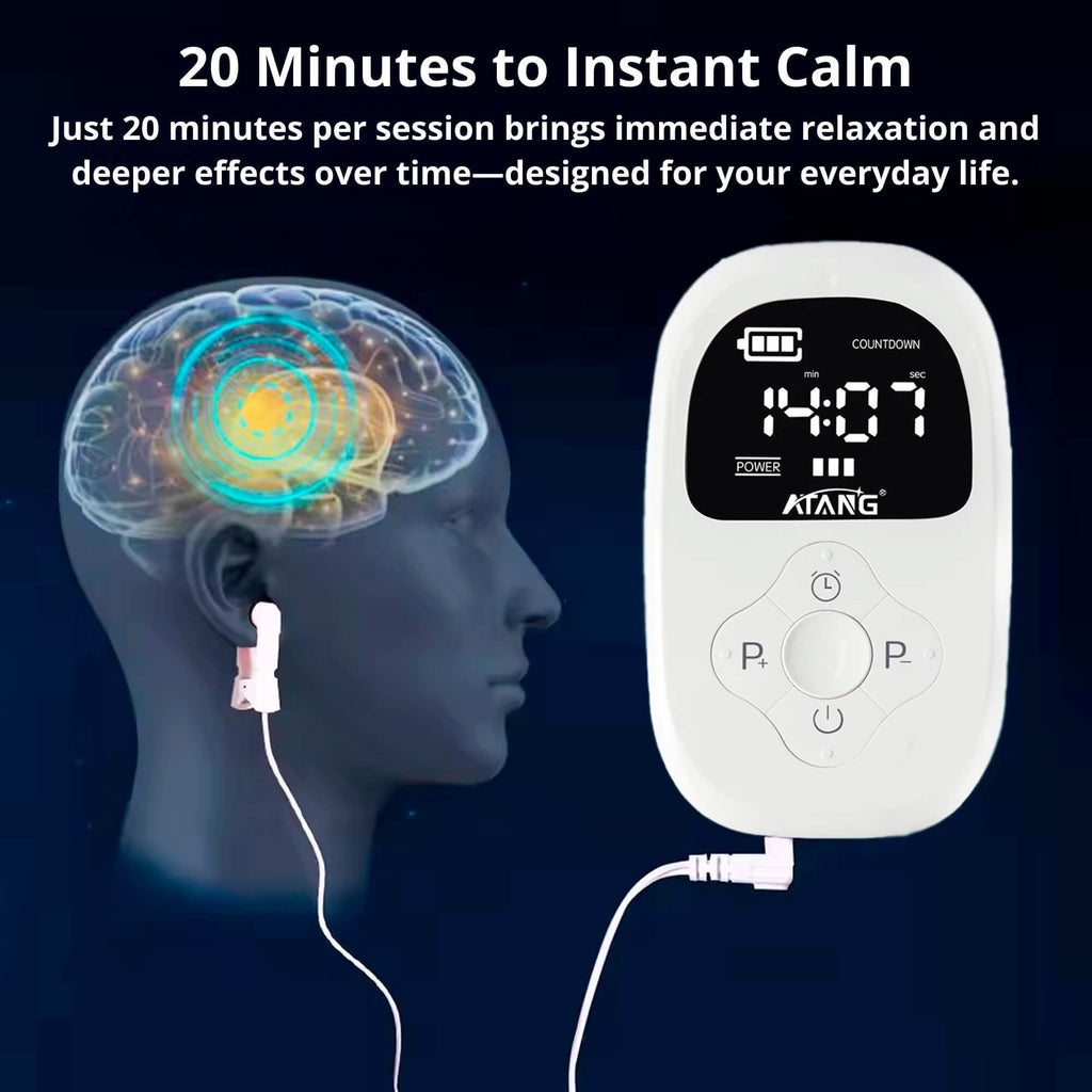 Ces Cranial Electrotherapy Stimulation Device with Earlobe Clips Handheld - Image 4
