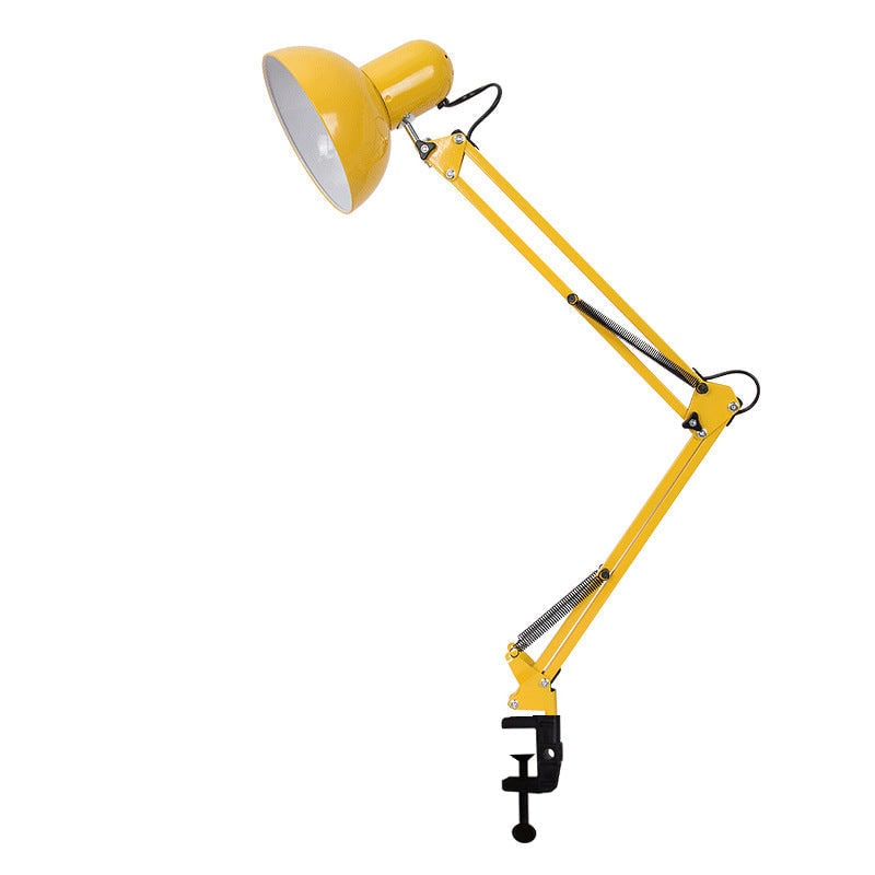 Clamp Desk Lamp with Adjustable Swing Arm and Dome Metal Shade - Image 11