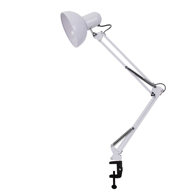 Clamp Desk Lamp with Adjustable Swing Arm and Dome Metal Shade - Image 9