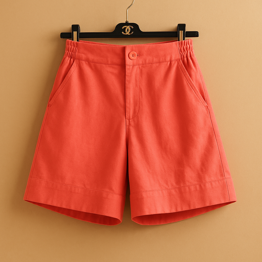 Classic breathable summer shorts for women with timeless fit and lightweight fabric, perfect for beach days, vacations, and casual summer outfits.