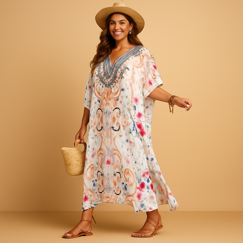 Comfortable breathable maxi dress for women with soft stretchy fabric and flattering fit, ideal for spring and summer occasions.