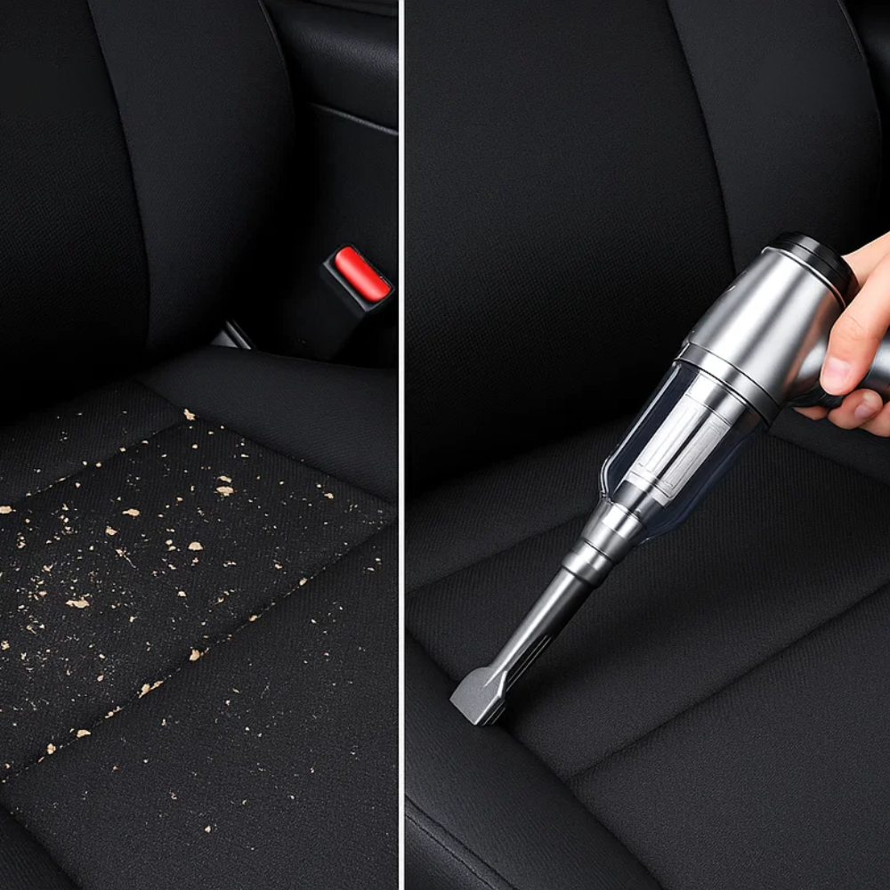 Cordless Handheld Car Vacuum Cleaner with Six Attachments and USB Charging - Image 3