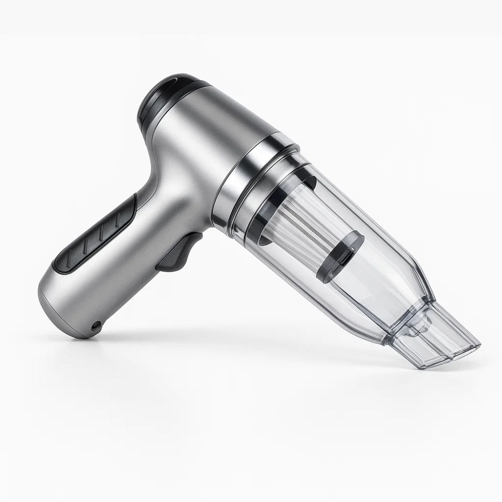 Cordless Handheld Car Vacuum Cleaner with Six Attachments and USB Charging - Image 9