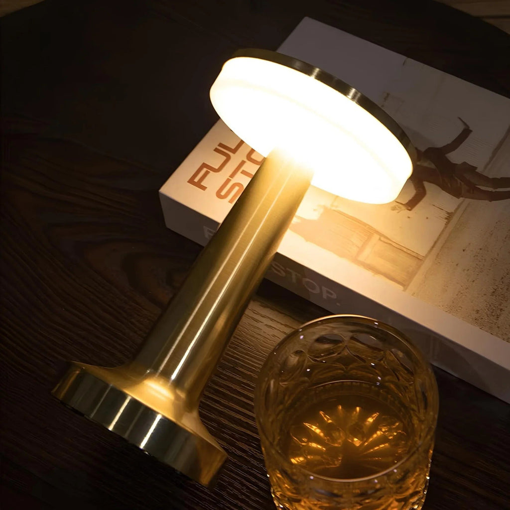 Cordless Table Lamp with Rechargeable Battery Dimmable LED and Metallic Finish - Image 21