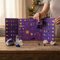 Crystal Advent Calendar with 24 Day Countdown Gemstones and Celestial Decorations - Image 1