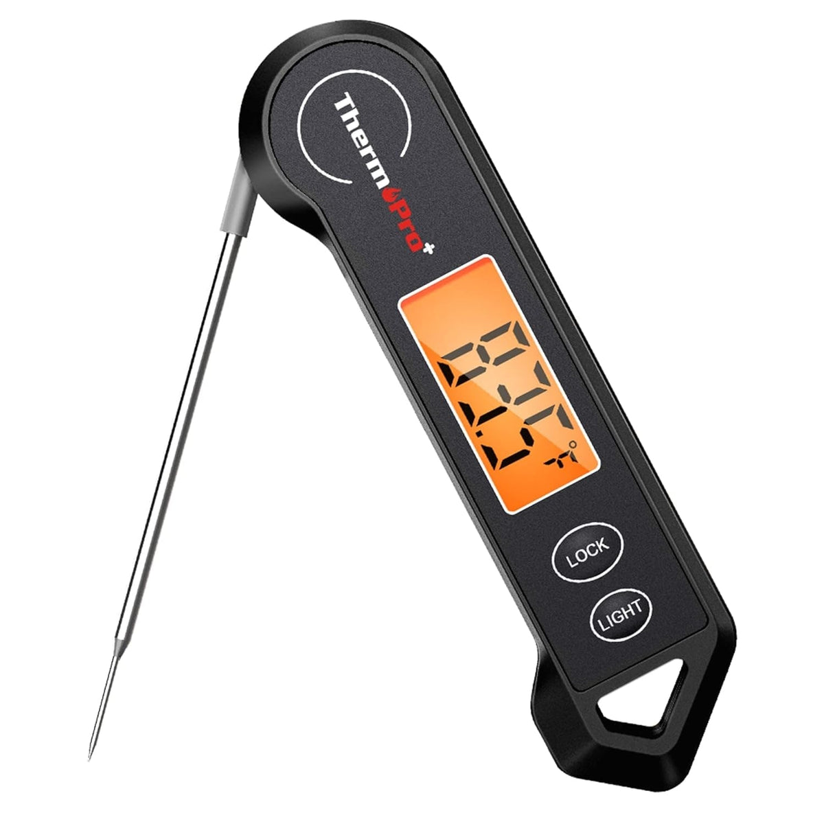 Digital Meat Thermometer for Steak with Instant Read Backlit Display and Folding Probe - Image 1