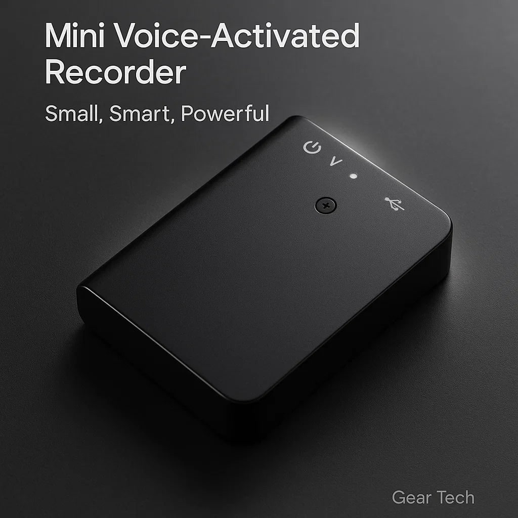 Digital Voice Recorder Portable Mini with Activation and USB Connectivity - Image 2