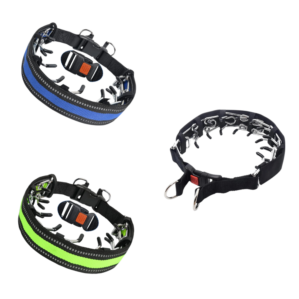 Dog Prong Training Collar with Reflective Cover and Quick-Release Buckle - Image 8