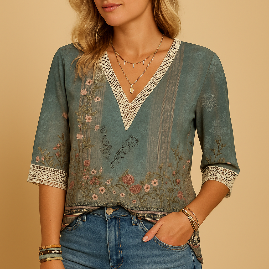 Women’s elegant blouse with a flattering silhouette and refined design, perfect for work, dinners, and chic everyday outfits.