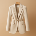 Elegant fitted women’s blazer with a refined silhouette in classic colors, perfect for work, business meetings, and evening occasions.