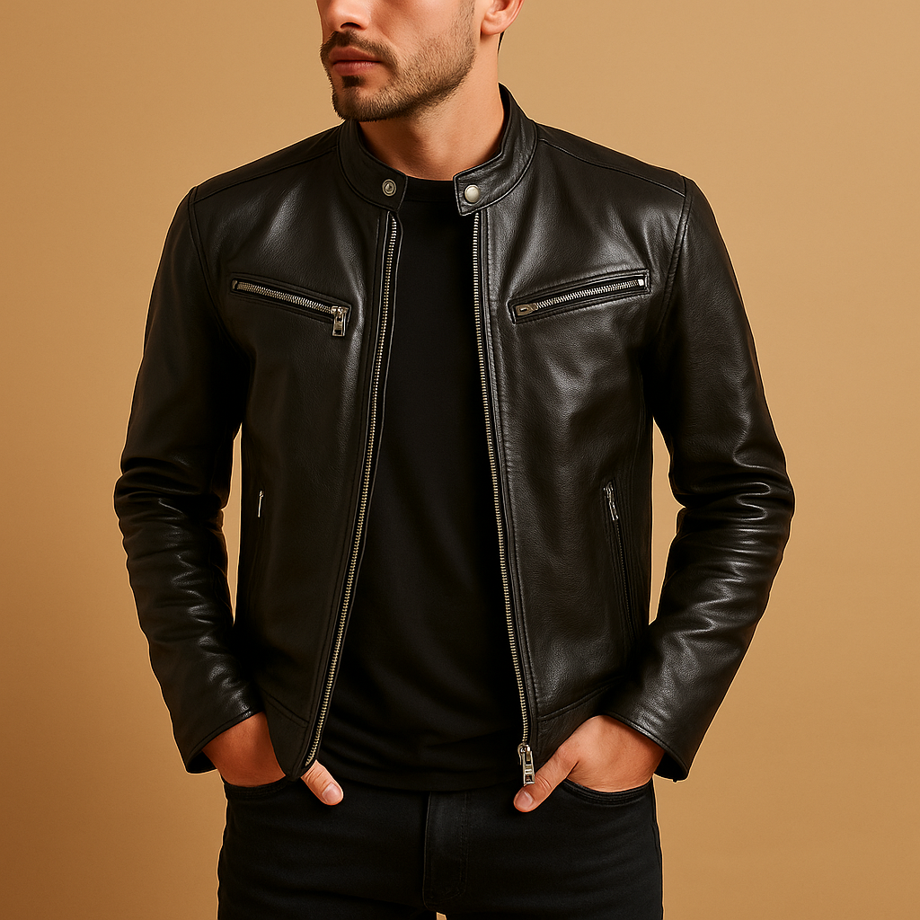 Men’s elegant lightweight jacket with a refined finish, suitable for casual outfits, formal occasions, and mid-season wear.