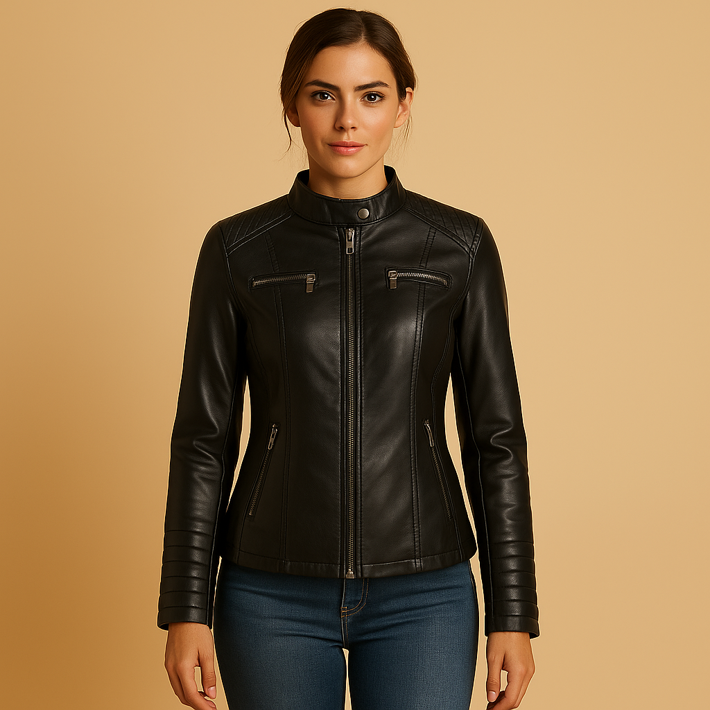 Women’s elegant tailored coat with soft durable fabric, shaped fit, and practical pockets for casual and formal wear.