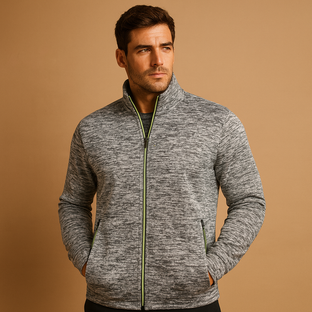 Men’s elegant zip vest with handcrafted detailing, hidden zip pockets, and crease-resistant fabric for a polished and timeless look.