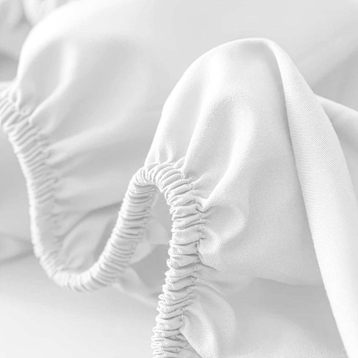 Fitted Bed Sheet with Deep Pocket and Wrinkle-Resistant Finish for All Seasons - Image 4