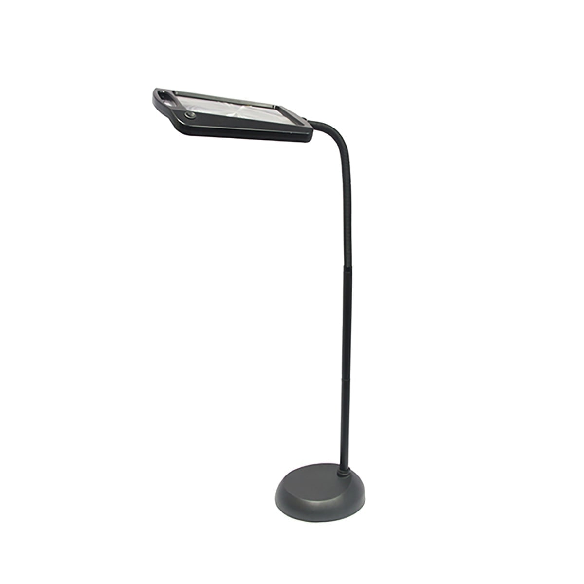 Floor Lamp Magnifying Glass with LED Light and Adjustable Gooseneck for Reading Crafts - Image 2
