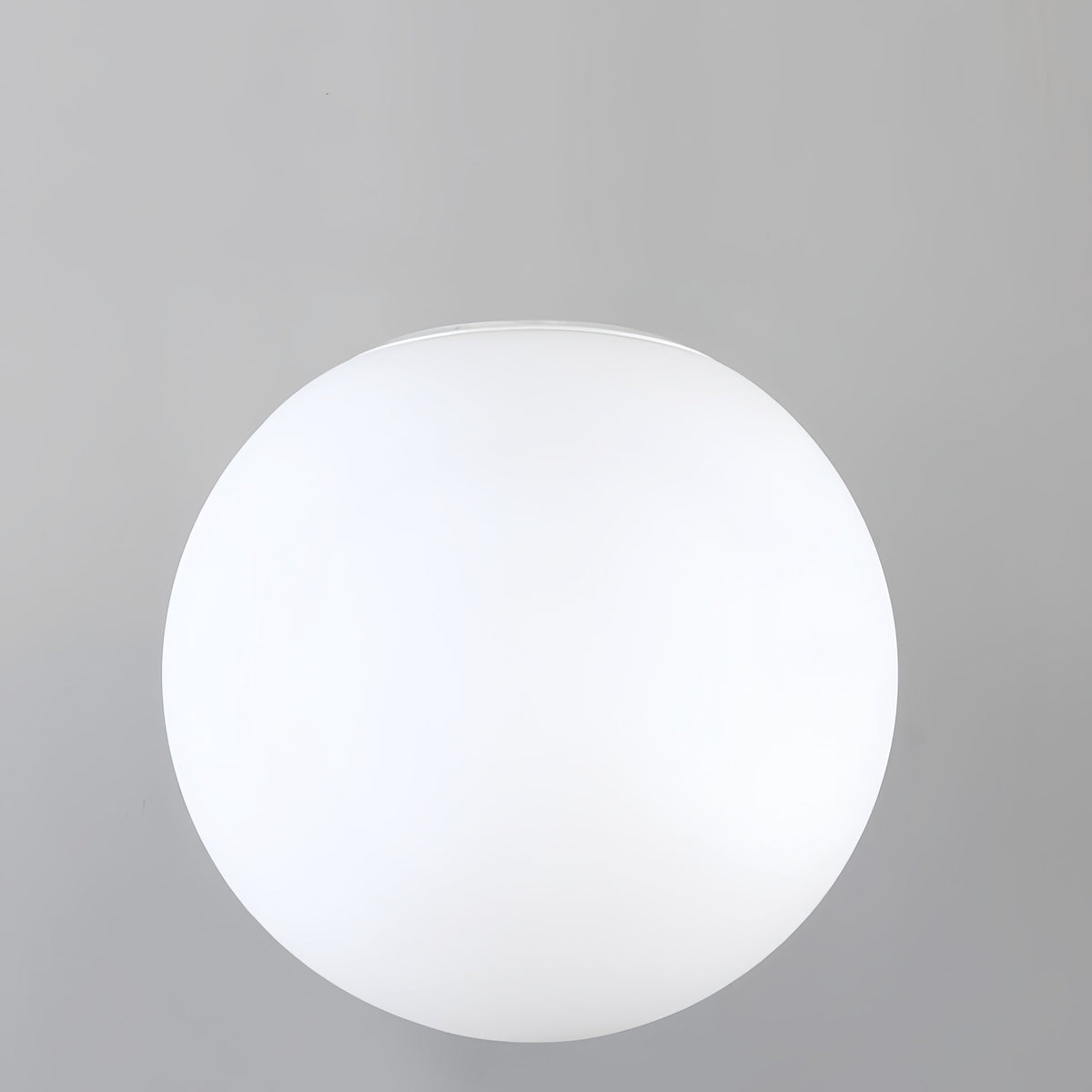 Flush Mount Ceiling Light with Frosted Glass Globe Shade and Round Design - Image 7