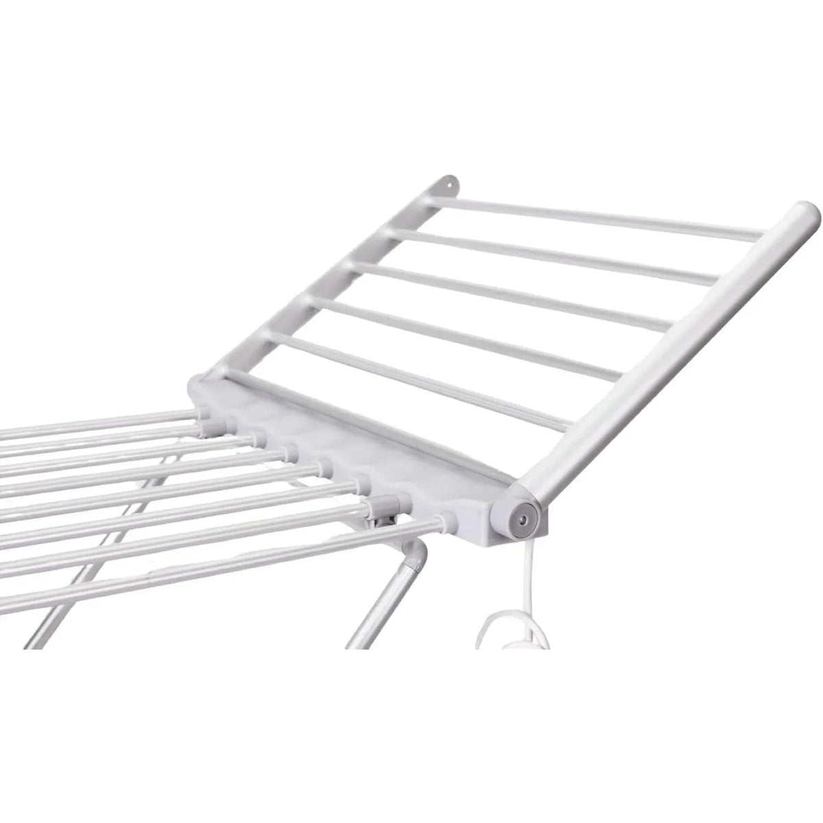 Foldable Clothes Drying Rack with Heated Aluminum Bars and Adjustable Folding Wings - Image 4