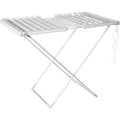 Foldable Clothes Drying Rack with Heated Aluminum Bars and Adjustable Folding Wings - Image 7