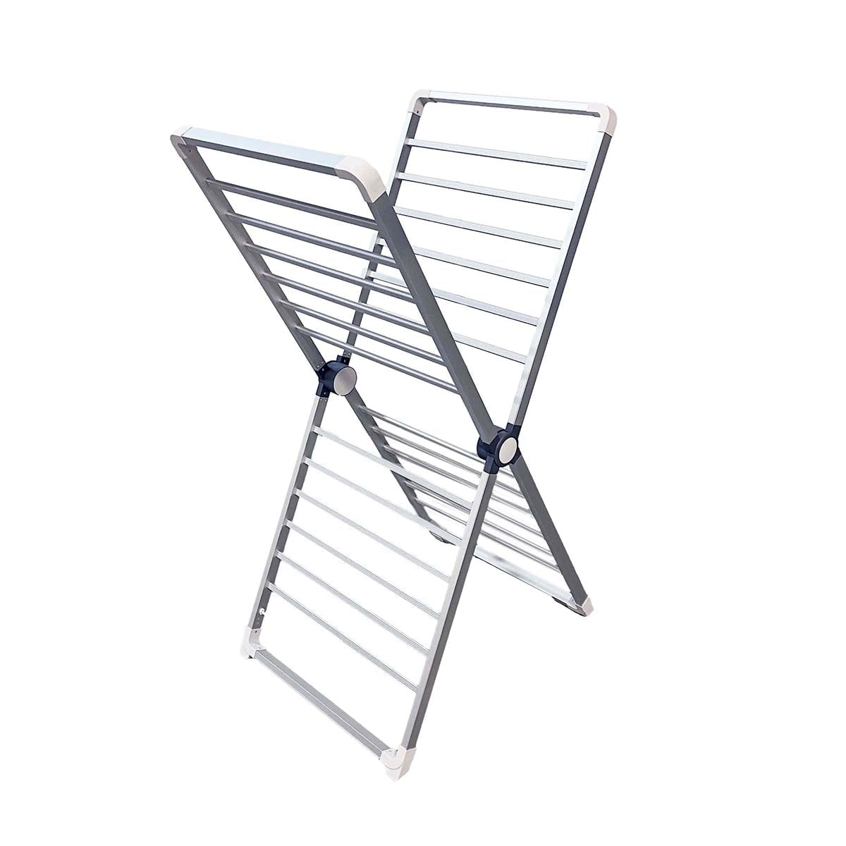 Folding Clothes Drying Rack with Aluminum Frame and Space-Saving Portable Design - Image 2