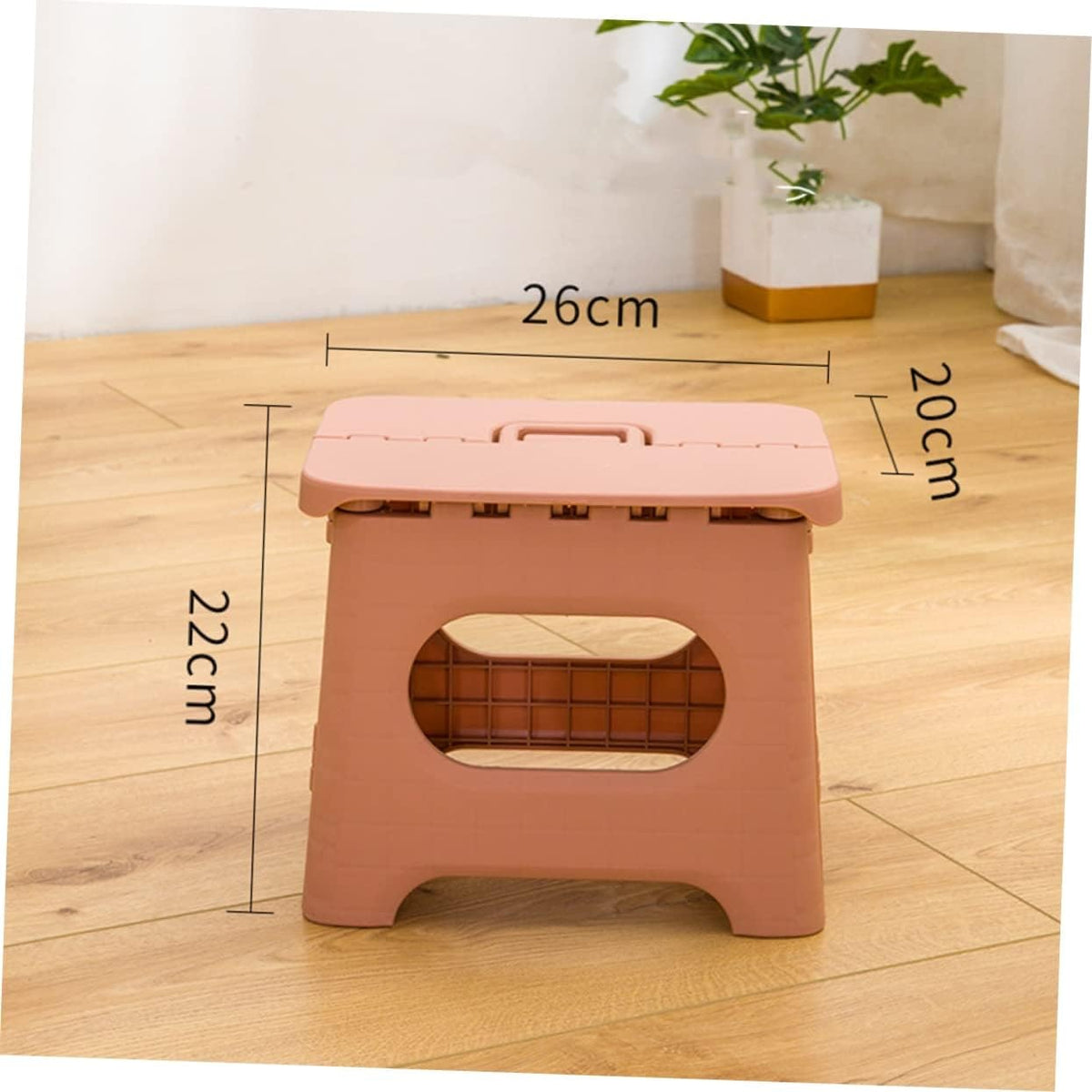 Folding Step Stool with Carrying Handle Portable and Lightweight for Home - Image 12