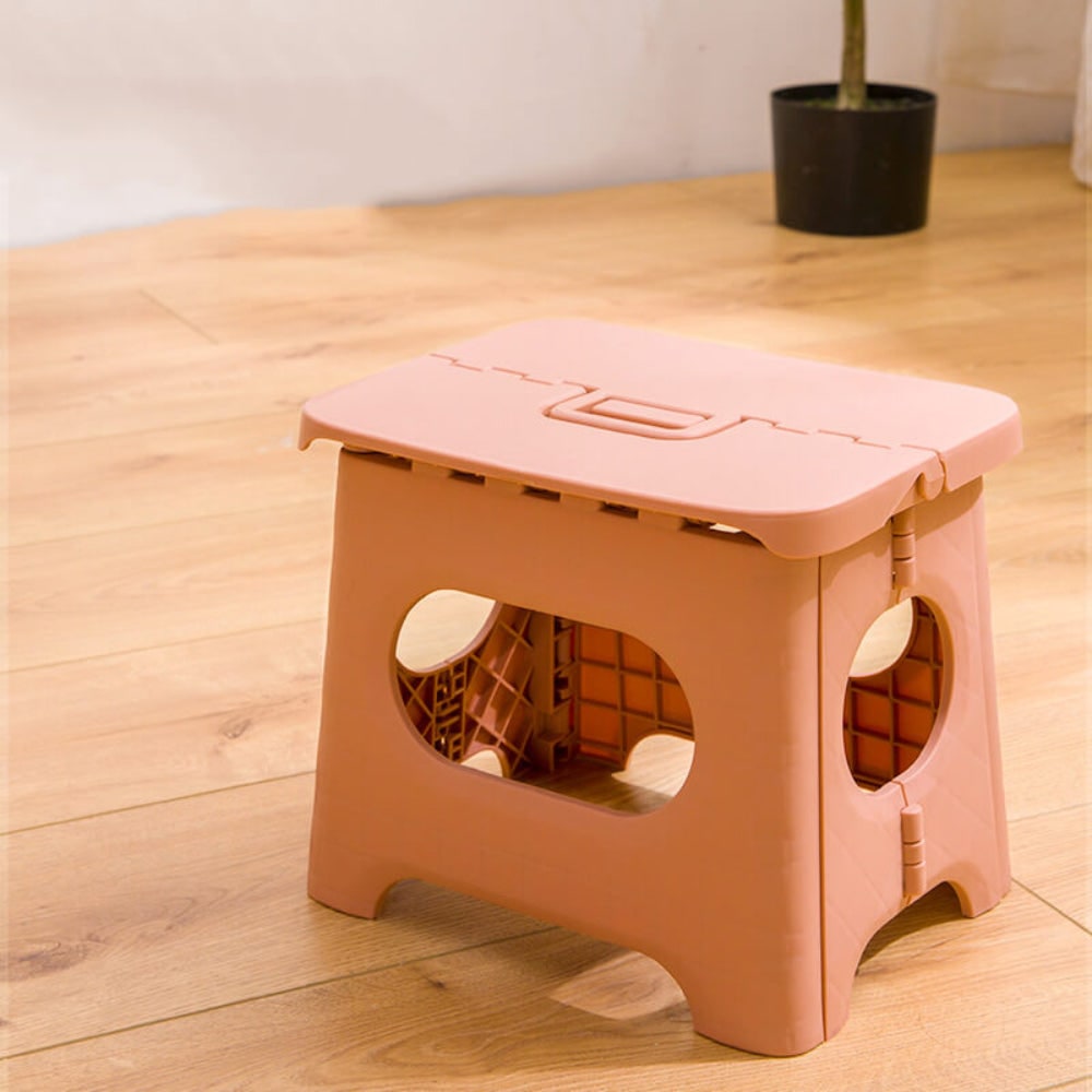 Folding Step Stool with Carrying Handle Portable and Lightweight for Home - Image 4