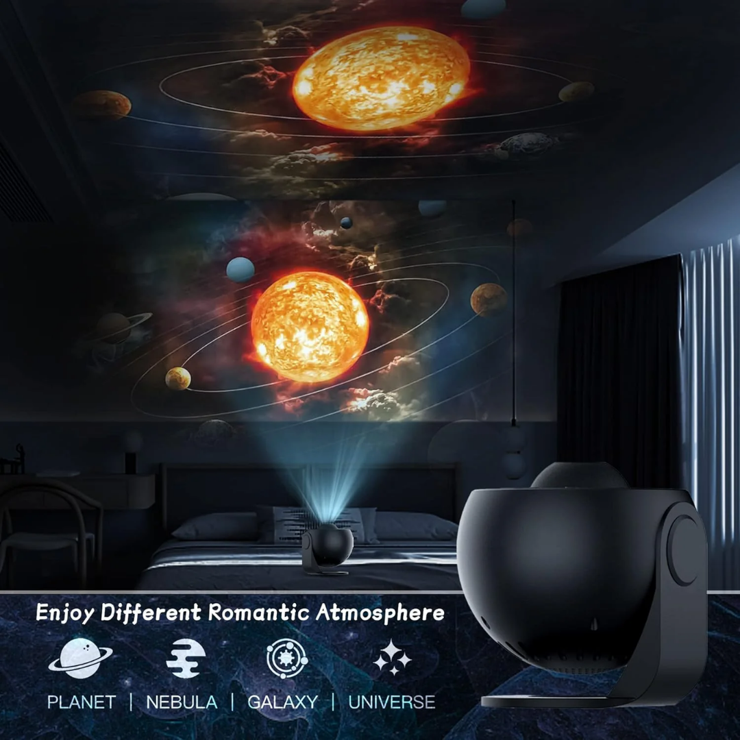Galaxy Night Light Projector with 360° Rotating Stars and Adjustable Stand - Image 10