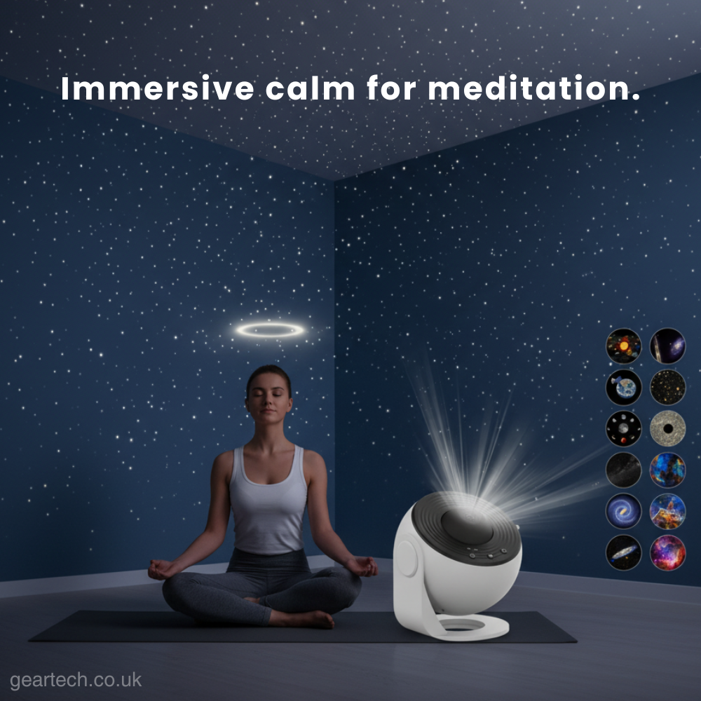 Galaxy Night Light Projector with 360° Rotating Stars and Adjustable Stand - Image 11