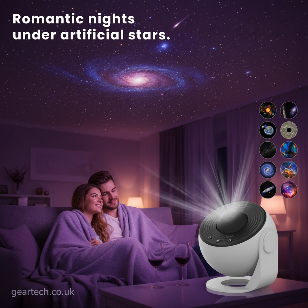 Galaxy Night Light Projector with 360° Rotating Stars and Adjustable Stand - Image 13