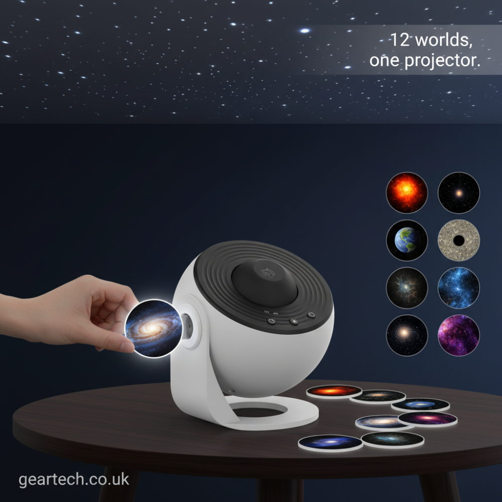 Galaxy Night Light Projector with 360° Rotating Stars and Adjustable Stand - Image 9