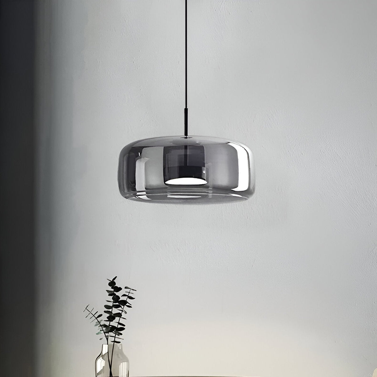 Glass Pendant Lights with Adjustable LED and Translucent Modern Shade - Image 10