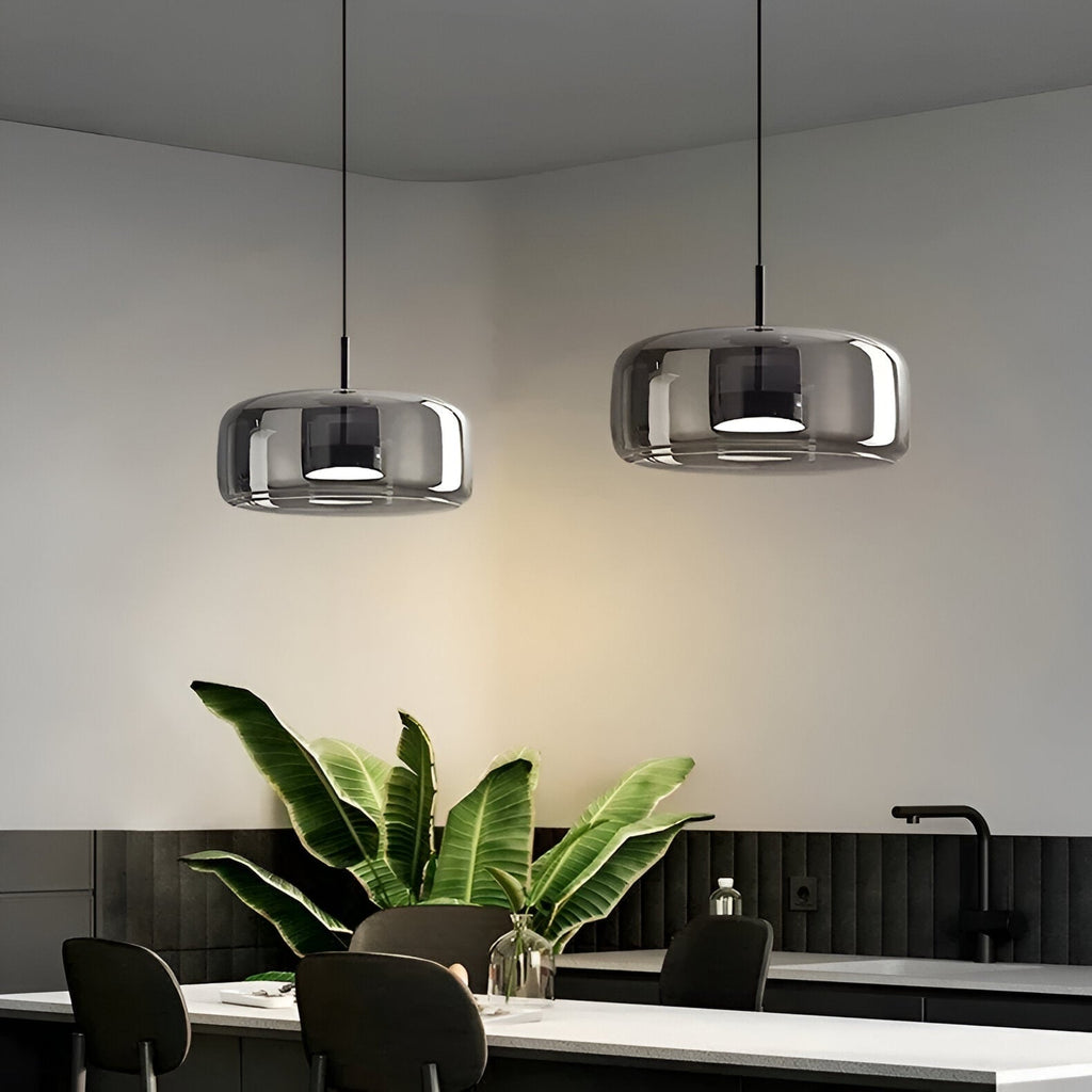 Glass Pendant Lights with Adjustable LED and Translucent Modern Shade - Image 15