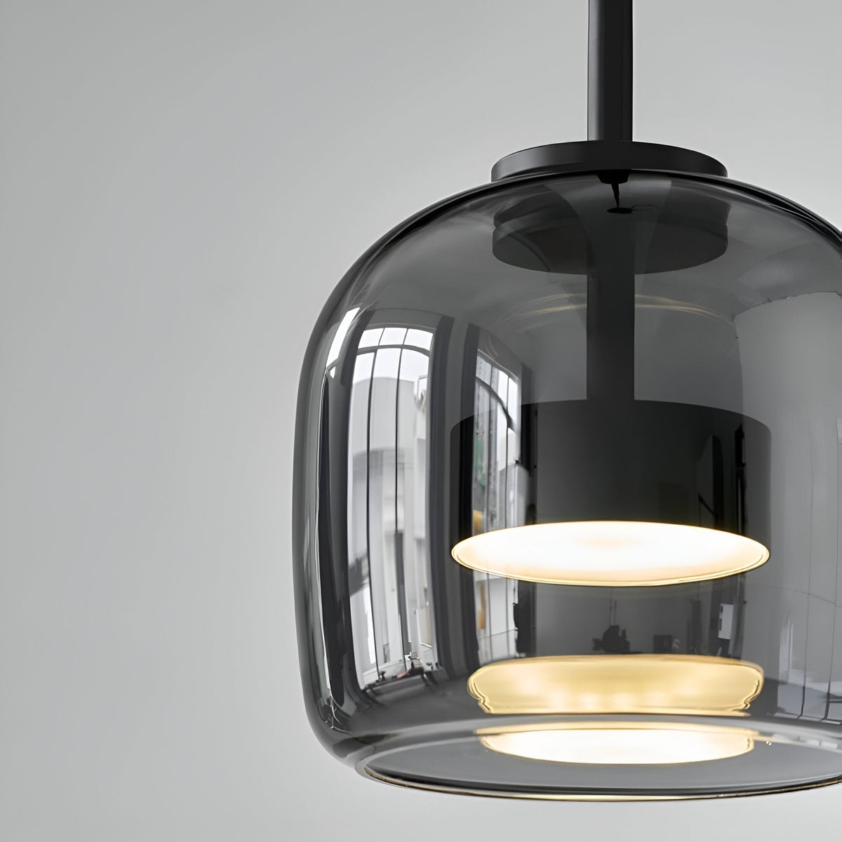 Glass Pendant Lights with Adjustable LED and Translucent Modern Shade - Image 23