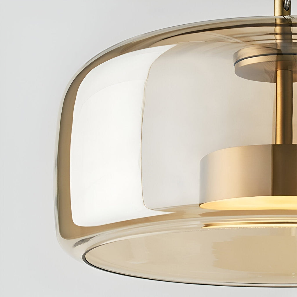 Glass Pendant Lights with Adjustable LED and Translucent Modern Shade - Image 27