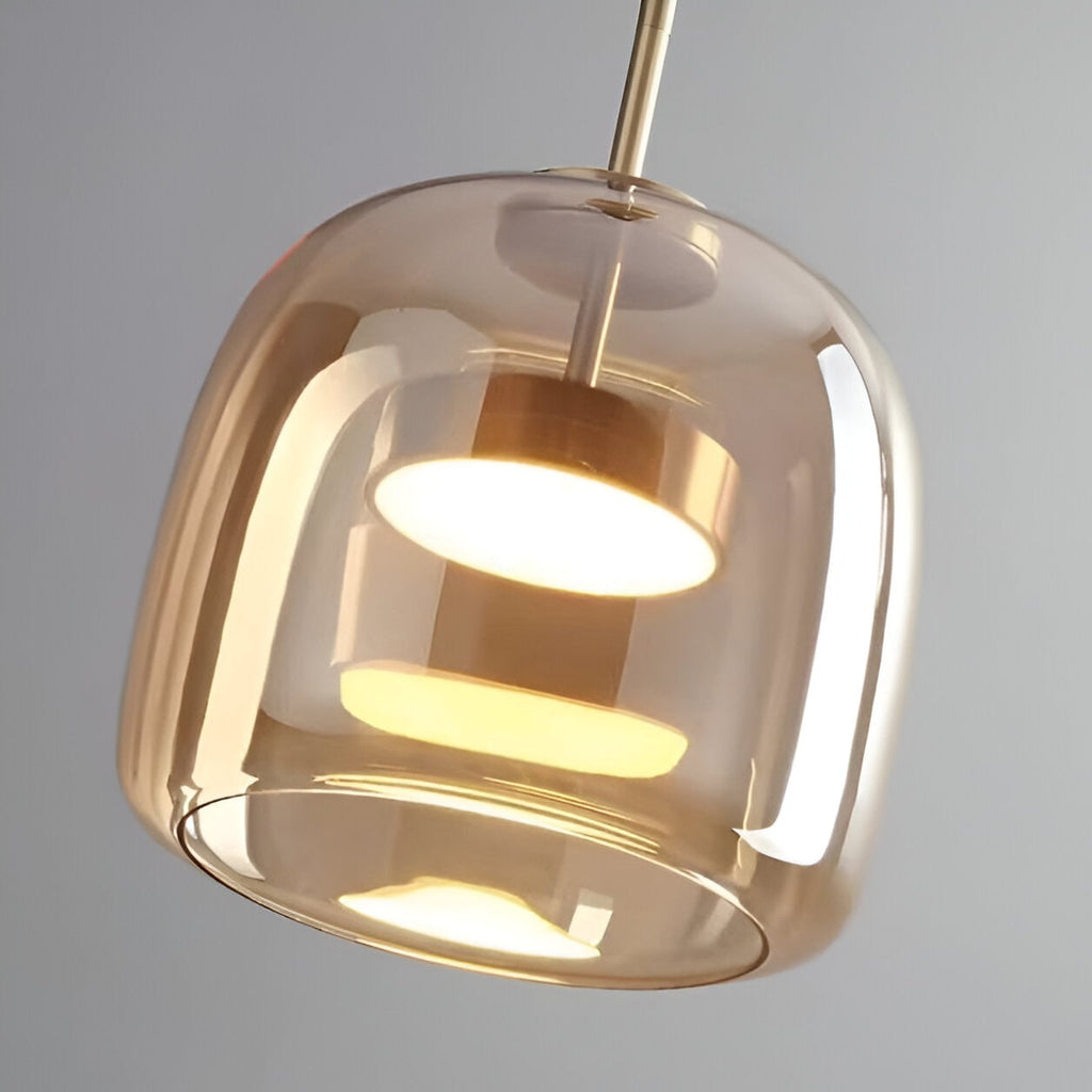 Glass Pendant Lights with Adjustable LED and Translucent Modern Shade - Image 28