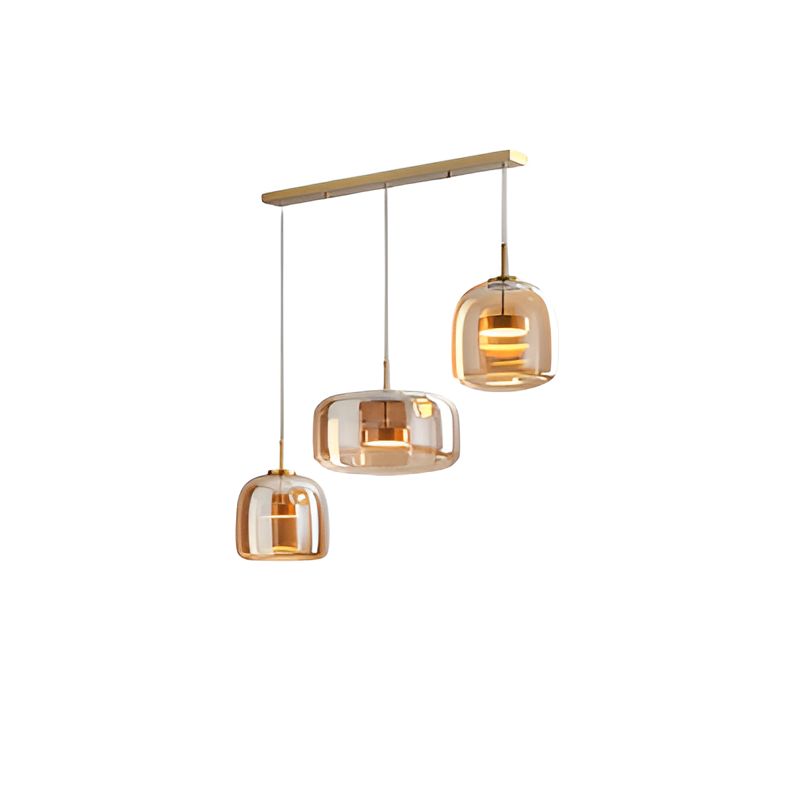 Glass Pendant Lights with Adjustable LED and Translucent Modern Shade - Image 30