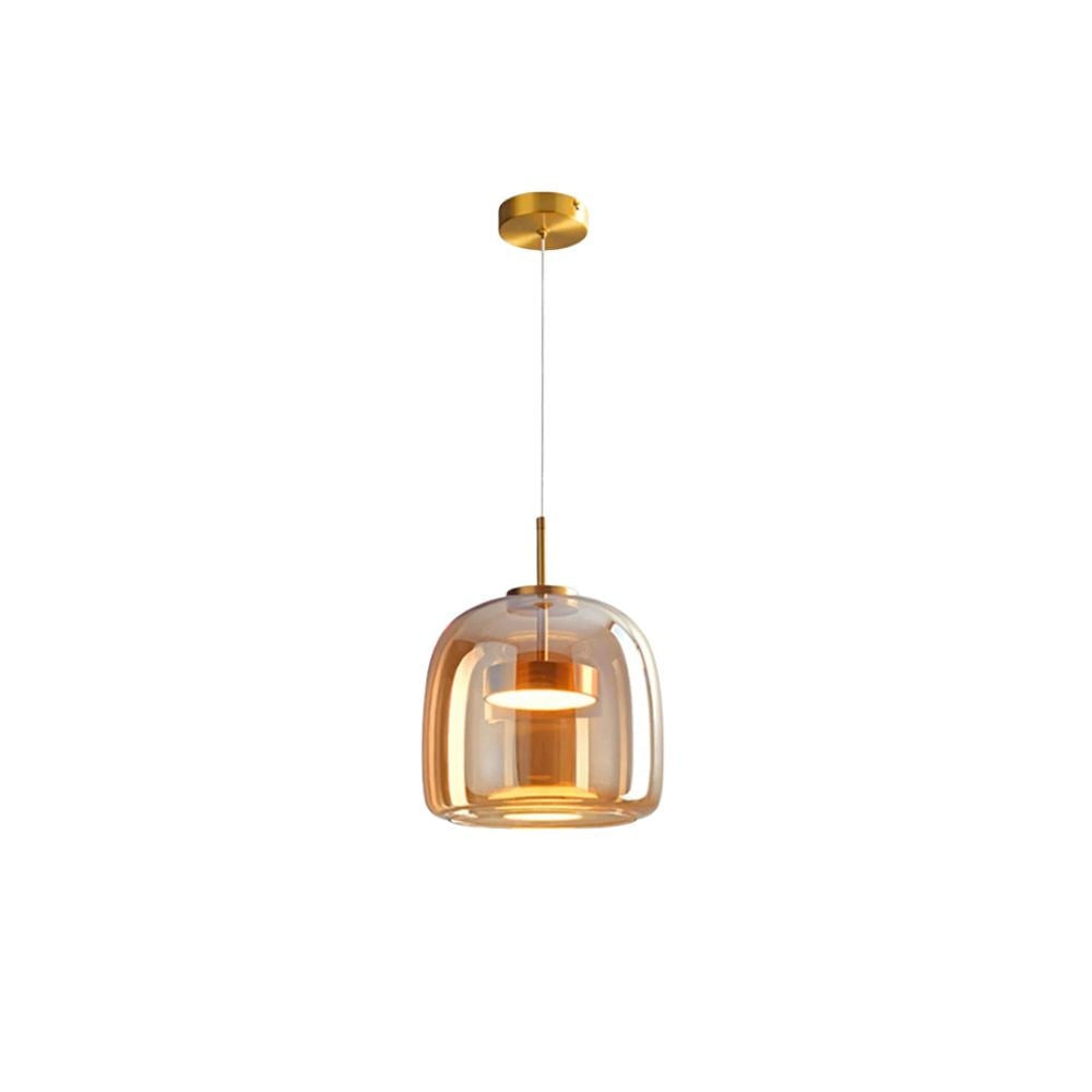 Glass Pendant Lights with Adjustable LED and Translucent Modern Shade - Image 34