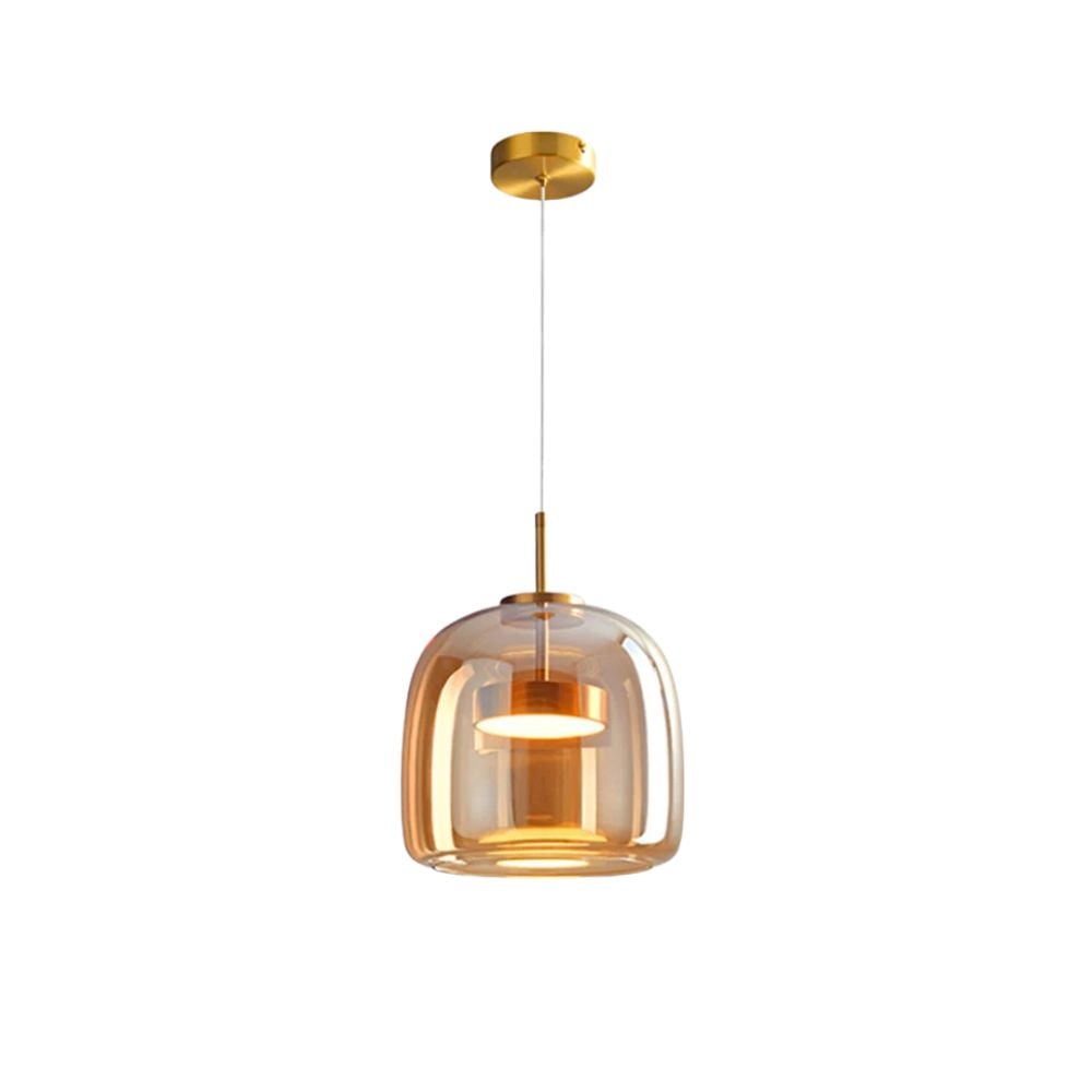 Glass Pendant Lights with Adjustable LED and Translucent Modern Shade - Image 35