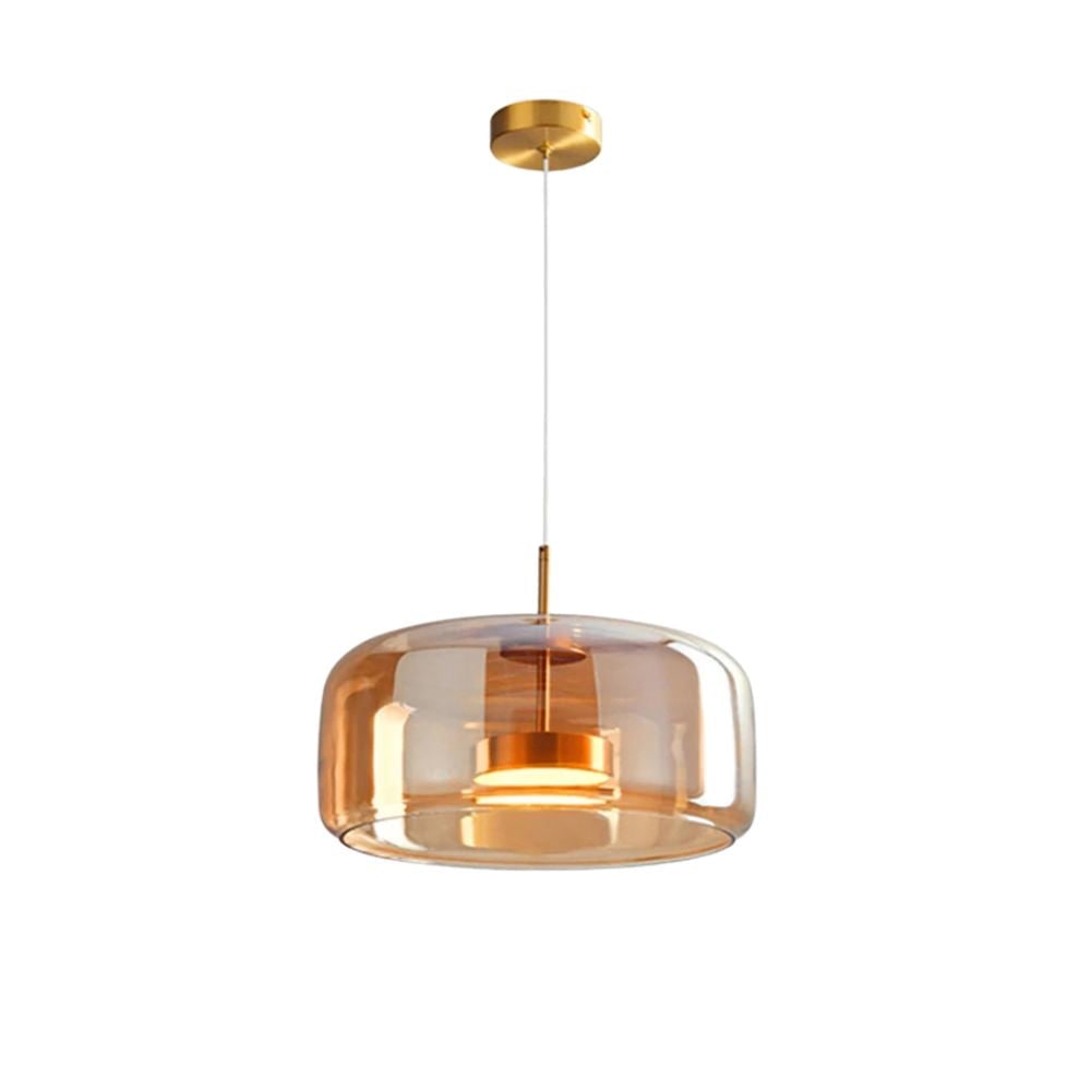 Glass Pendant Lights with Adjustable LED and Translucent Modern Shade - Image 37