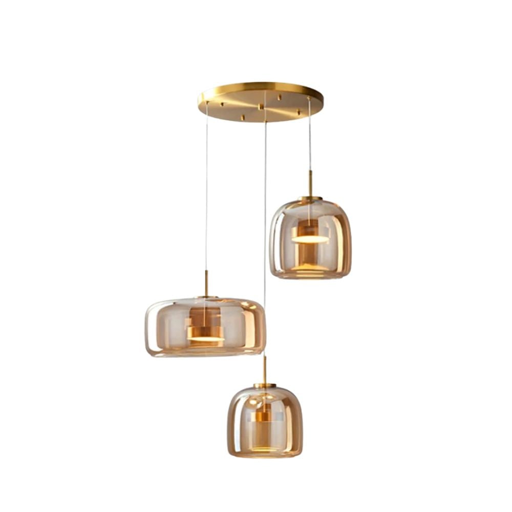 Glass Pendant Lights with Adjustable LED and Translucent Modern Shade - Image 39