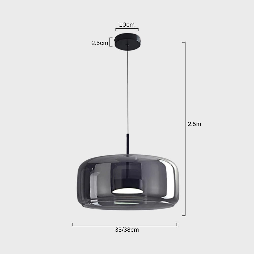 Glass Pendant Lights with Adjustable LED and Translucent Modern Shade - Image 48