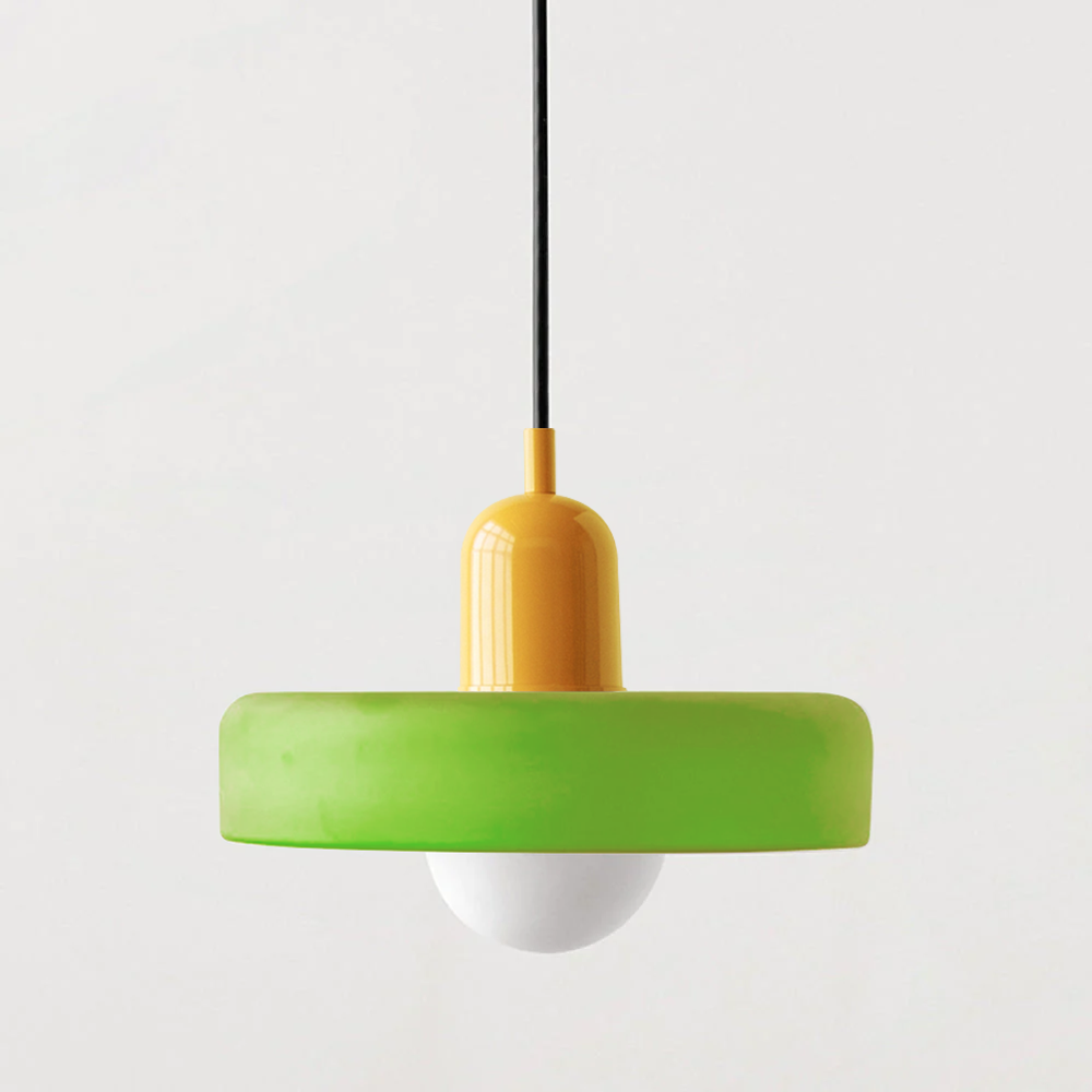 Glass Pendant Lights with Frosted Globe Diffuser and Geometric Design for Modern Living Rooms - Image 13
