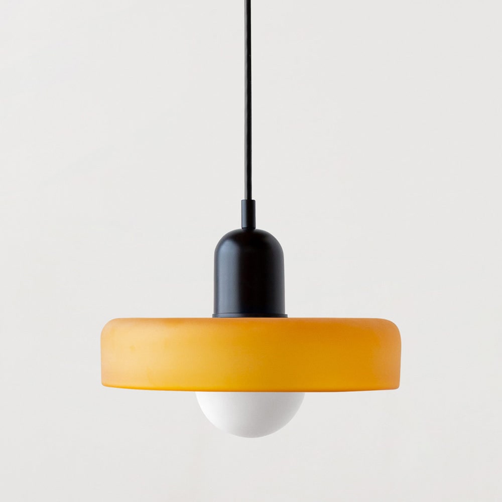 Glass Pendant Lights with Frosted Globe Diffuser and Geometric Design for Modern Living Rooms - Image 16