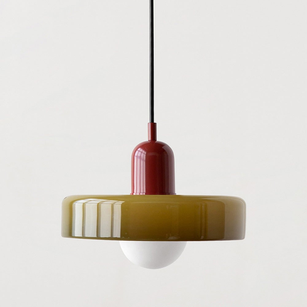 Glass Pendant Lights with Frosted Globe Diffuser and Geometric Design for Modern Living Rooms - Image 19