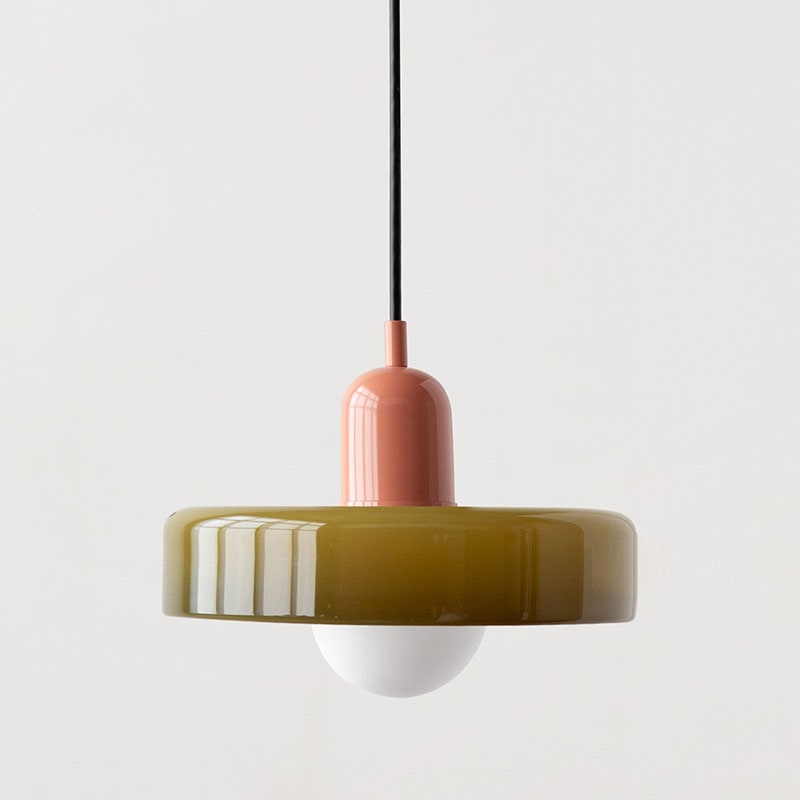 Glass Pendant Lights with Frosted Globe Diffuser and Geometric Design for Modern Living Rooms - Image 20