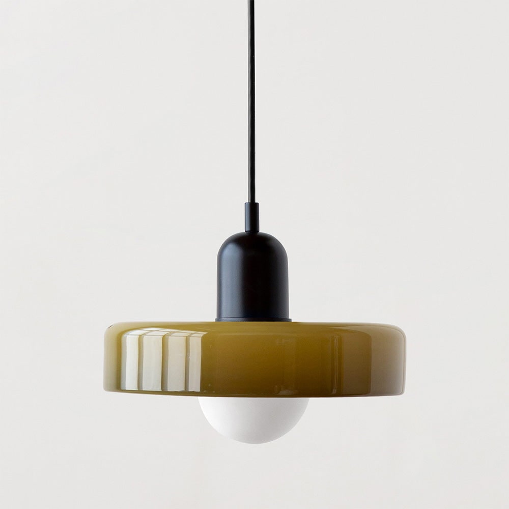 Glass Pendant Lights with Frosted Globe Diffuser and Geometric Design for Modern Living Rooms - Image 21