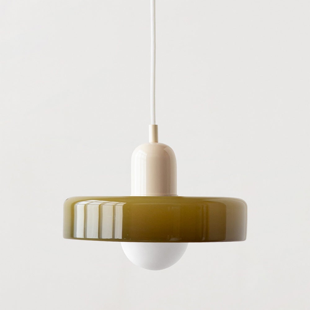 Glass Pendant Lights with Frosted Globe Diffuser and Geometric Design for Modern Living Rooms - Image 22