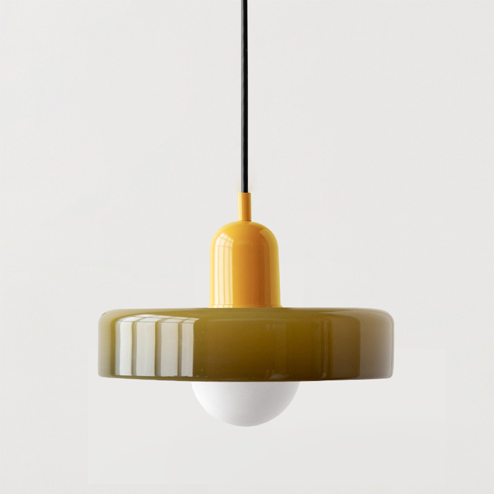 Glass Pendant Lights with Frosted Globe Diffuser and Geometric Design for Modern Living Rooms - Image 23